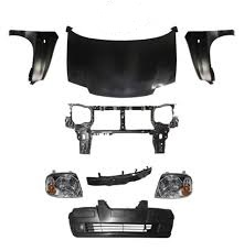 Paragolpes, guardabarros y elementos de carrocería.